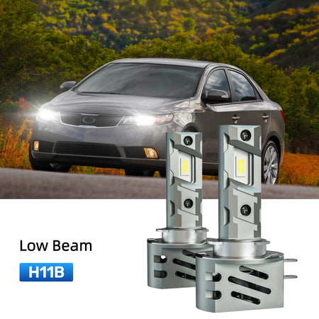 Best H11B LED low beam bulbs replacement for 2010-2013 Kia Forte