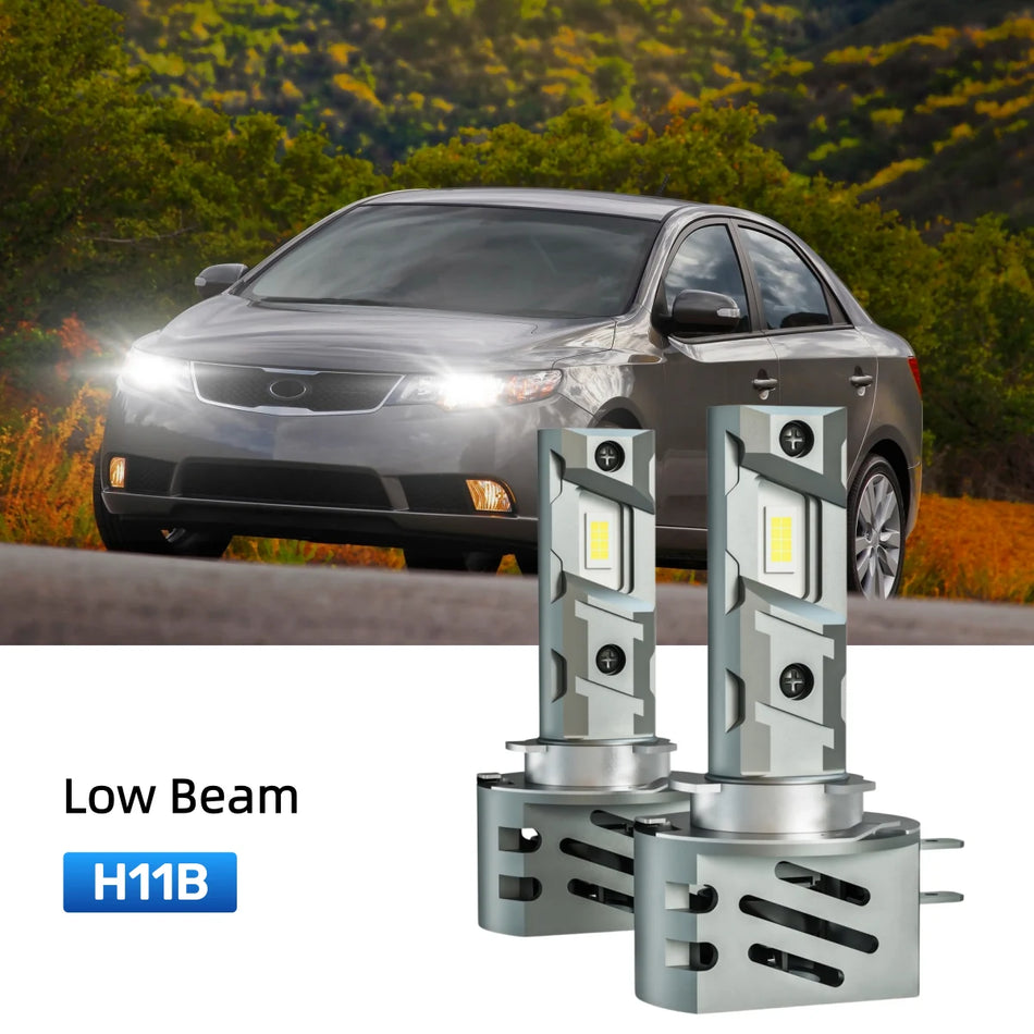 Best H11B LED low beam bulbs replacement for 2010-2013 Kia Forte