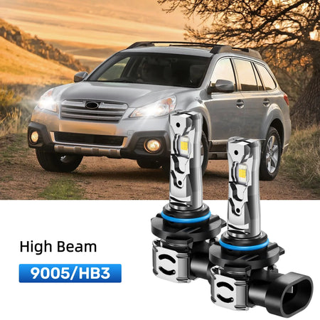 Best 9005 LED high beam bulbs replacement for 2010-2014 Subaru Outback