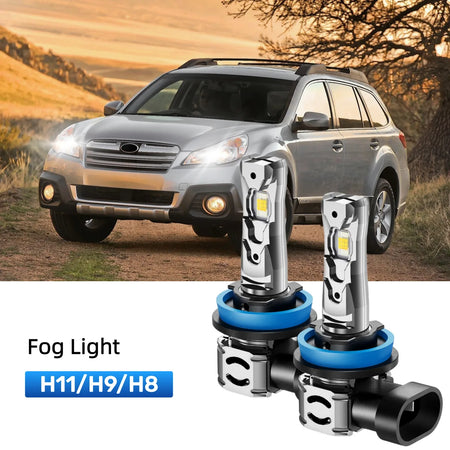 Best H11 LED fog light bulbs replacement for 2010-2014 Subaru Outback