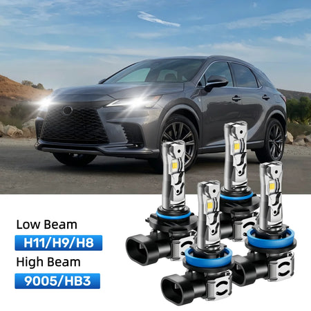 Best LED headlight bulbs replacement for 2010-2015 Lexus RX 450h