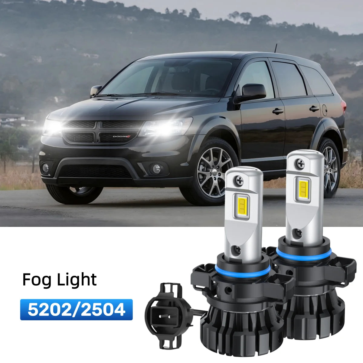 Fit for 2010-2020 Dodge Journey 9005 9006 LED Headlight Bulbs Upgrade | Brighter and Safer