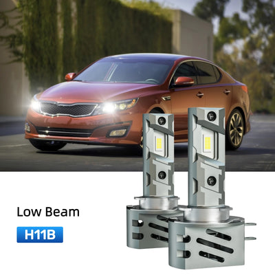 Best H11B LED low beam bulbs replacement for 2011-2013 Kia Optima