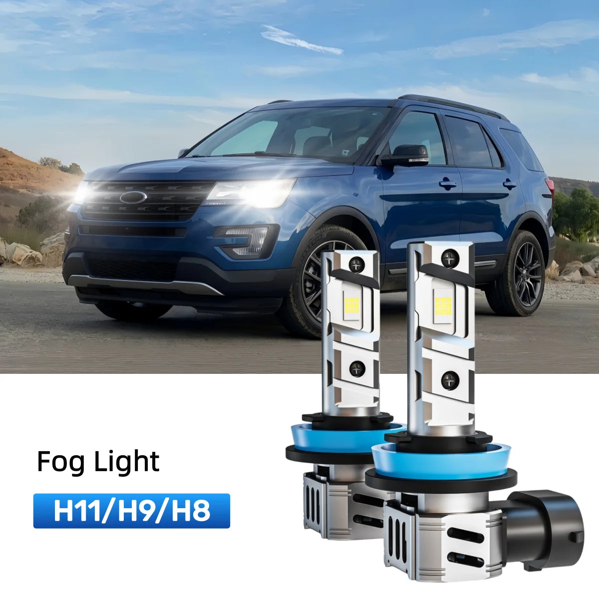 Fit for 2011-2015 Ford Explorer 9005 LED Headlight Bulbs Upgrade | Brighter and Safer