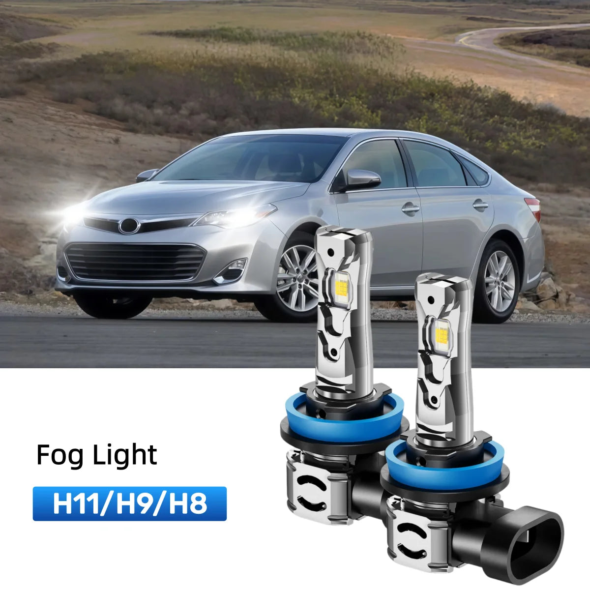 Fit for 2011-2015 Toyota Avalon H11 9005 LED Headlight Bulbs Upgrade | Brighter and Safer