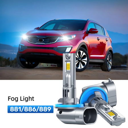 Best 881 LED fog light bulbs replacement for 2011-2016 Kia Sportage