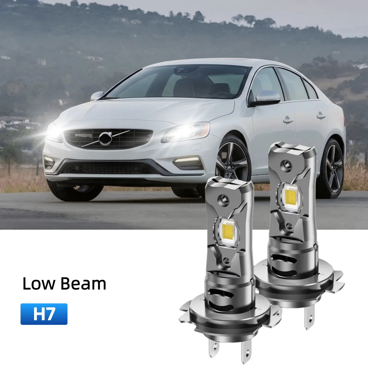 Best H7 LED low beam bulbs replacement for 2011 Volvo S60