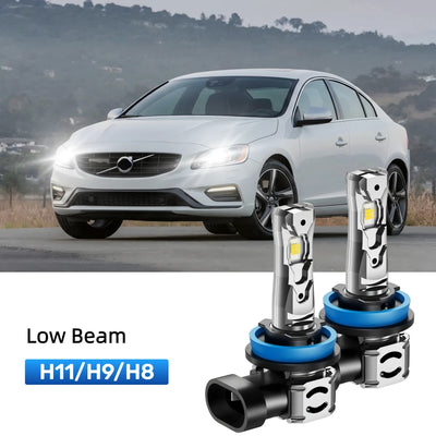 Best H11 LED low beam bulbs replacement for 2012-2013 Volvo S60