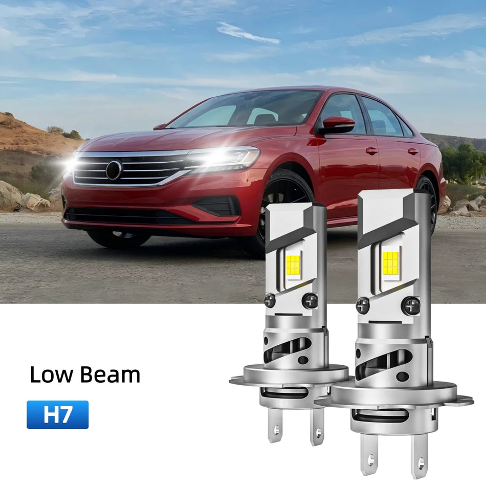 Best H7 LED low beam bulbs replacement for 2012-2015 Volkswagen Passat