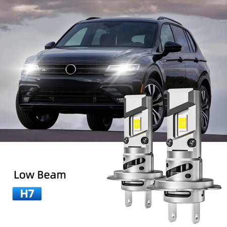 Best H7 LED low beam bulbs replacement for 2012-2018 Volkswagen Tiguan