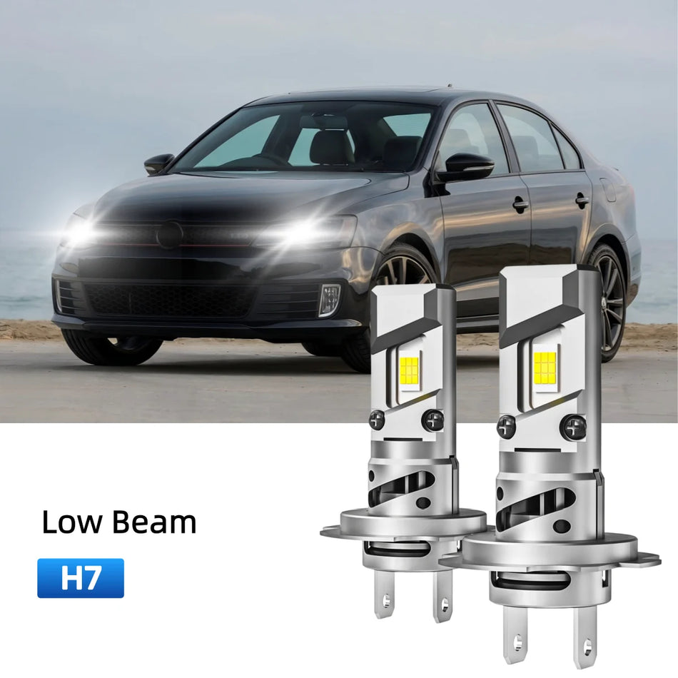 Best H7 LED low beam bulbs replacement for 2013-2014 Volkswagen Jetta