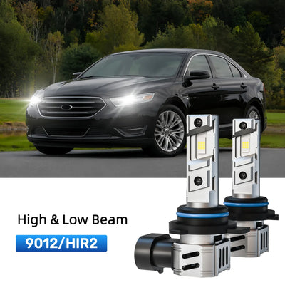 Best 9012 LED headlight bulbs replacement for 2013-2015 Ford Taurus