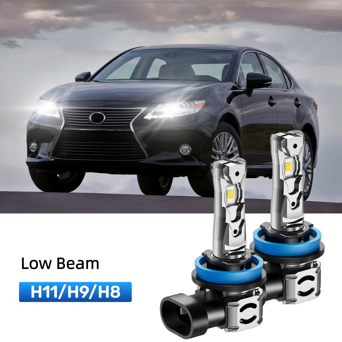 Best H11 LED low beam bulbs replacement for 2013-2015 Lexus ES 300h