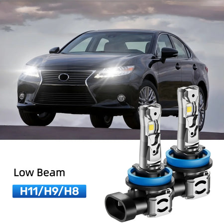 Best H11 LED low beam bulbs replacement for 2013-2015 Lexus ES 300h