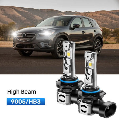 Best 9005 LED high beam bulbs replacement for 2013-2016 Mazda CX-5