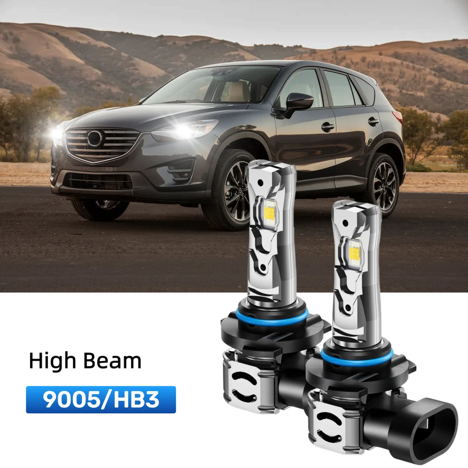 Best 9005 LED high beam bulbs replacement for 2013-2016 Mazda CX-5
