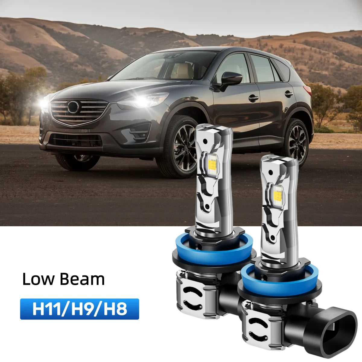 Best H11 LED low beam bulbs replacement for 2013-2016 Mazda CX-5
