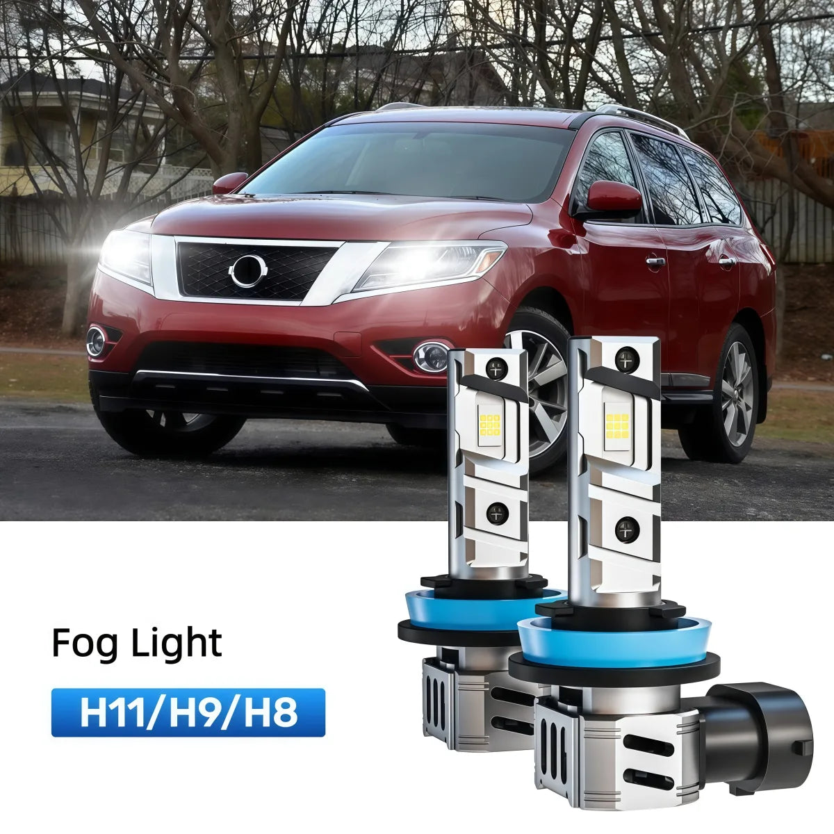 Best H11 LED fog light bulbs replacement for 2013-2016 Nissan Pathfinder