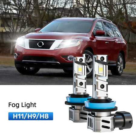 Best H11 LED fog light bulbs replacement for 2013-2016 Nissan Pathfinder