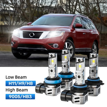 Best LED headlight bulbs replacement for 2013-2016 Nissan Pathfinder
