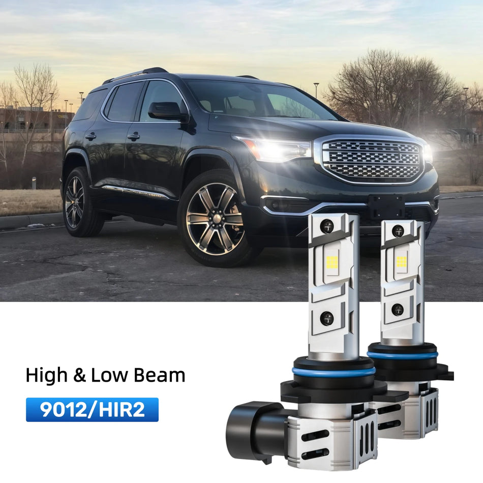 Best 9012 LED headlight bulbs replacement for 2013-2019 GMC Acadia