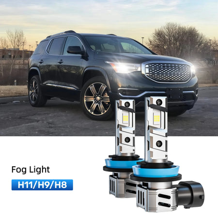 Best H11 LED fog light bulbs replacement for 2013-2019 GMC Acadia