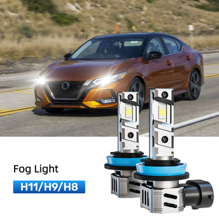 Best H11 LED fog light bulbs replacement for 2013-2020 Nissan Sentra