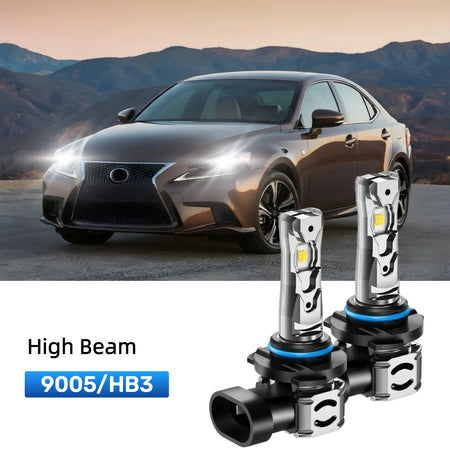 Best 9005 LED high beam bulbs replacement for 2014-2015 Lexus IS 250