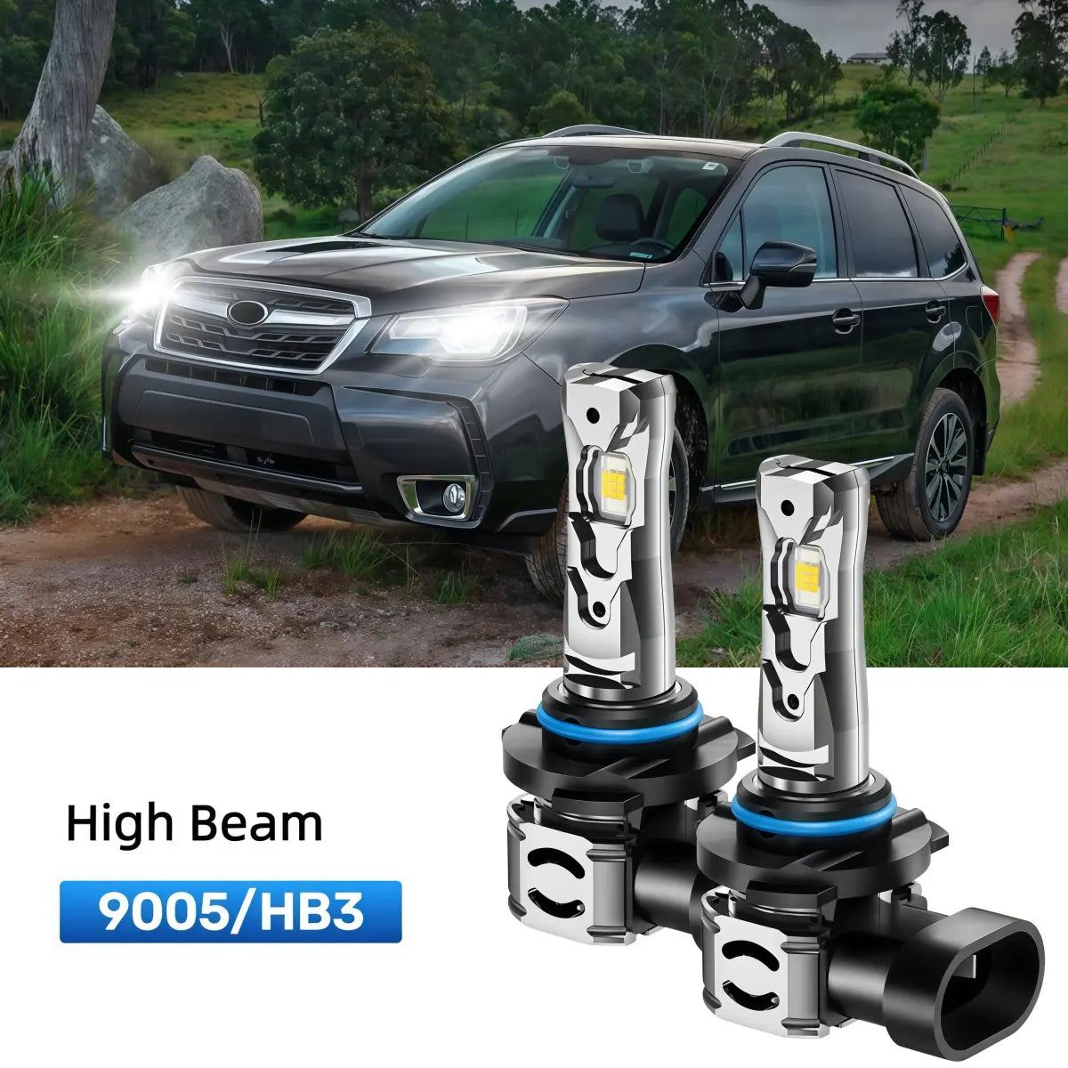 Best 9005 LED high beam bulbs replacement for 2014-2018 Subaru Forester