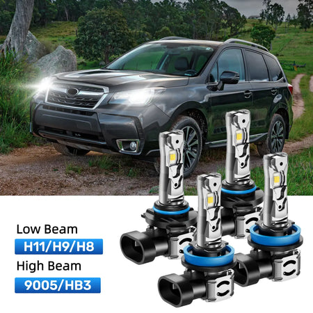 Best LED headlight bulbs replacement for 2014-2018 Subaru Forester