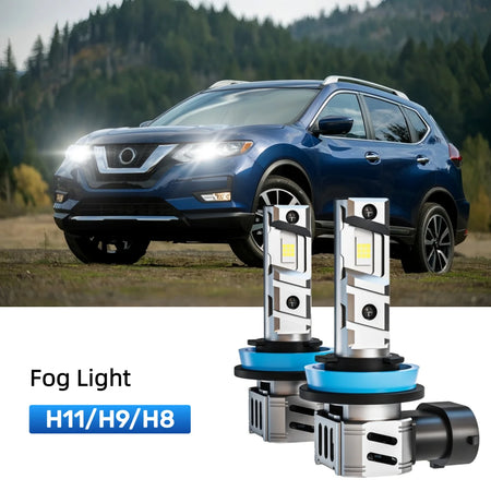 Best H11 LED fog light bulbs replacement for 2014-2020 Nissan Rogue