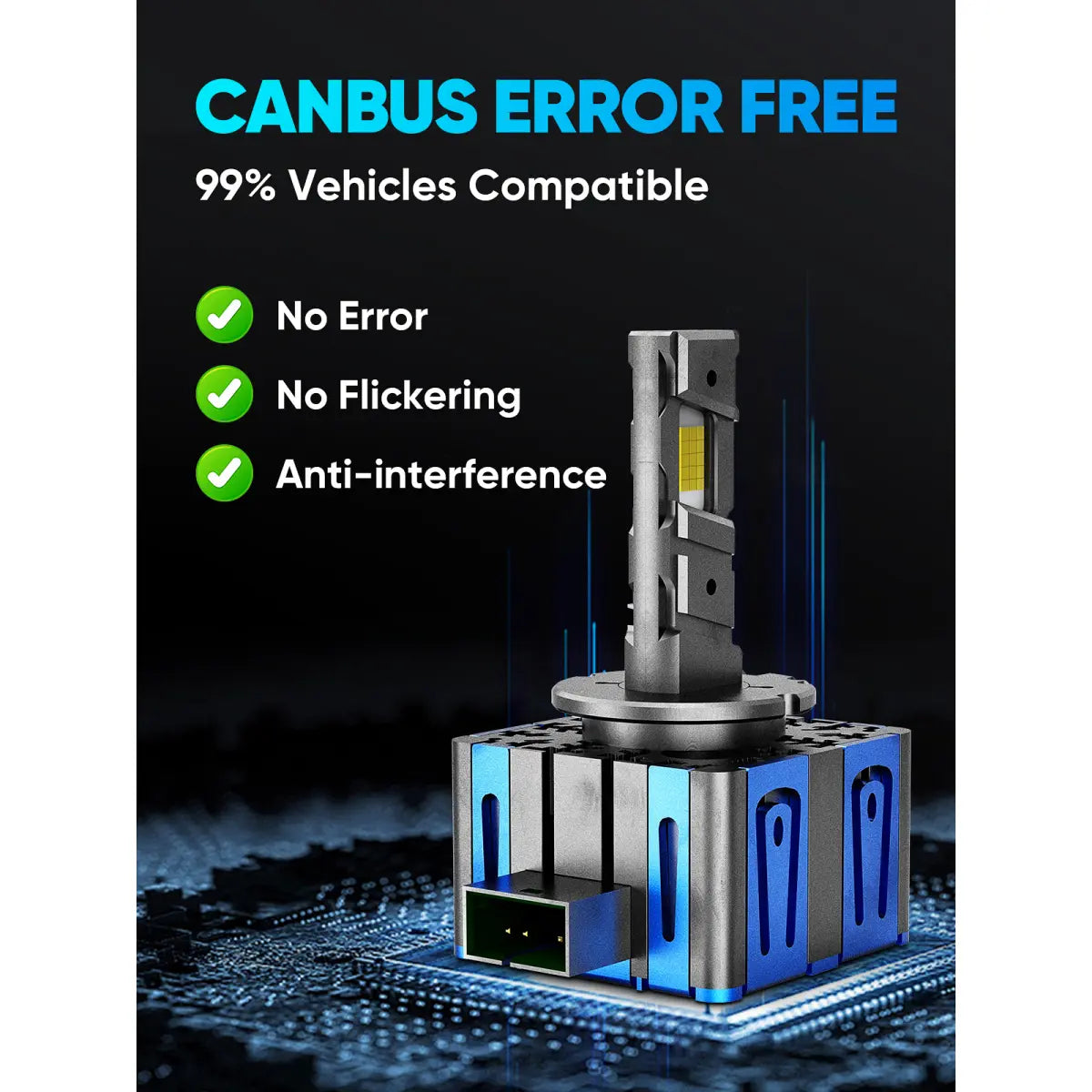 2014 Cadillac Escalade LED headlight bulbs replacement canbus error free