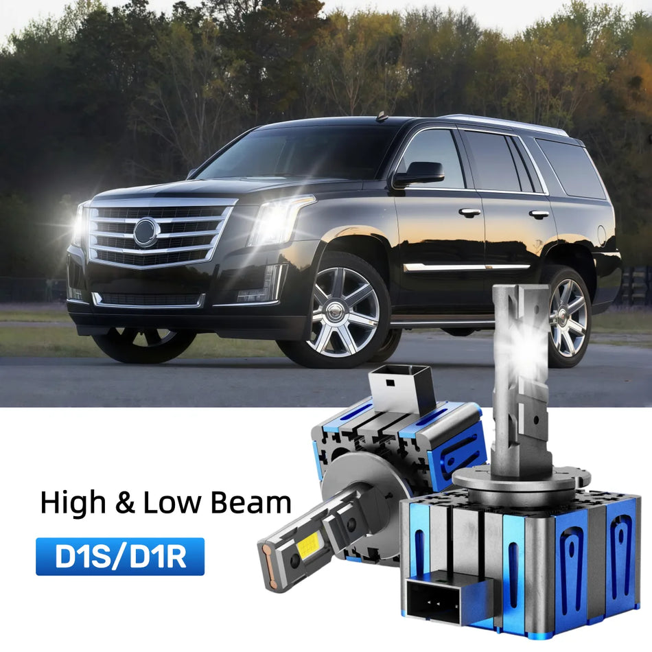 Fit for 2014 Cadillac Escalade D1S LED Headlight Bulbs Upgrade | Brighter and Safer