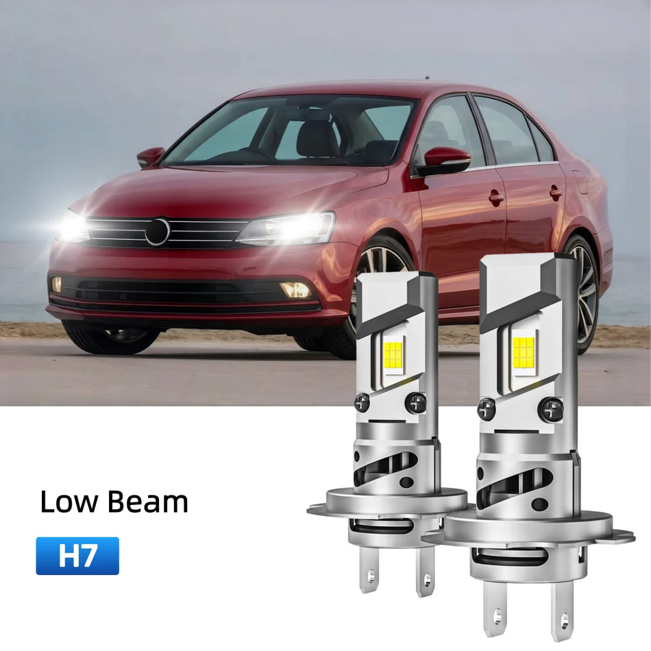 Best H7 LED low beam bulbs replacement for 2015-2016 Volkswagen Jetta