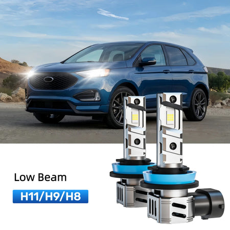 Best H11 LED low beam bulbs replacement for 2015-2018 Ford Edge
