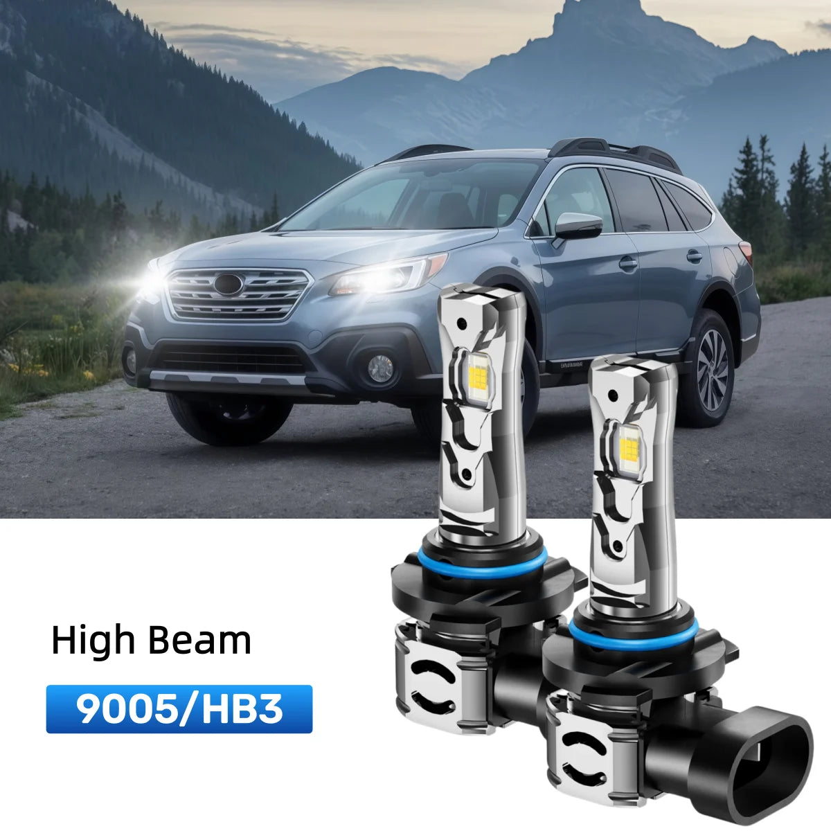 Best 9005 LED high beam bulbs replacement for 2015-2019 Subaru Outback