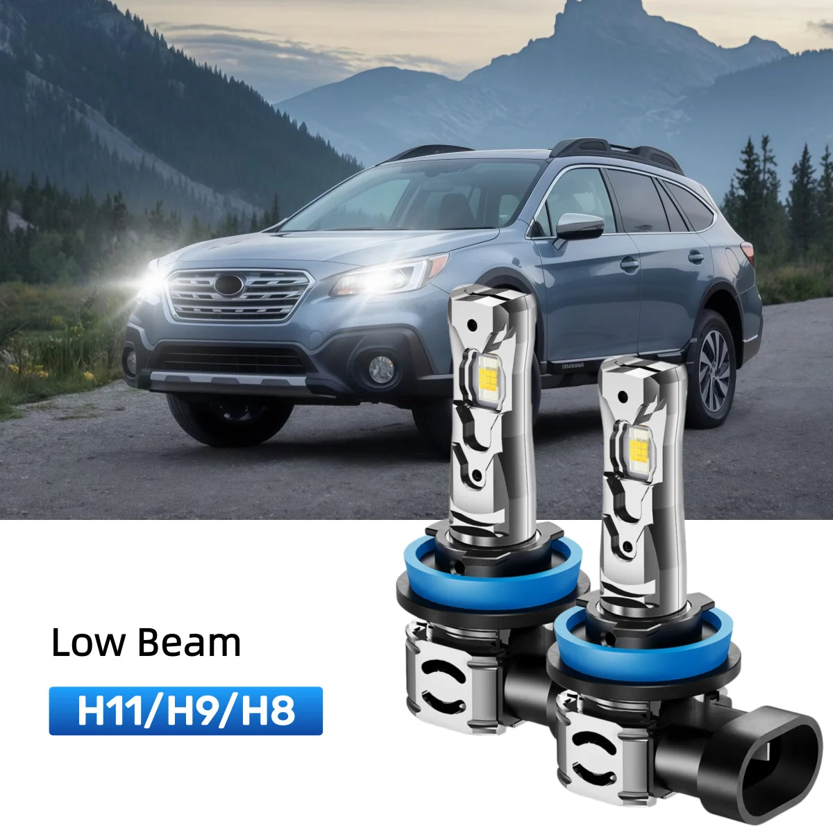 Best H11 LED low beam bulbs replacement for 2015-2019 Subaru Outback