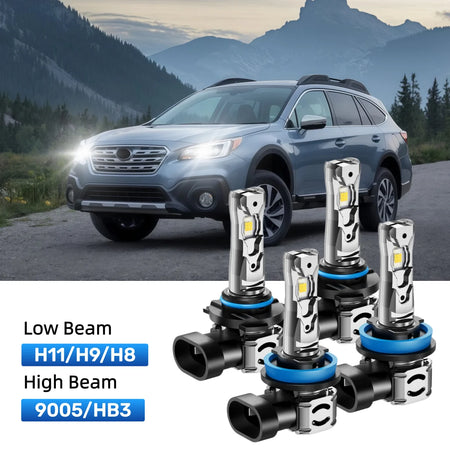 Best LED headlight bulbs replacement for 2015-2019 Subaru Outback