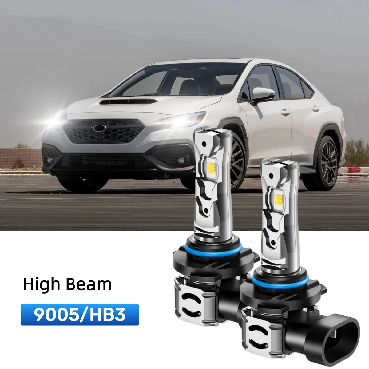 Best 9005 LED high beam bulbs replacement for 2015-2022 Subaru Impreza