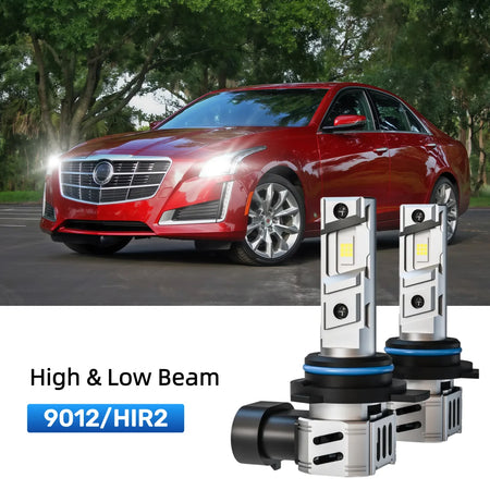 Best 9012 LED headlight bulbs replacement for 2015 Cadillac CTS