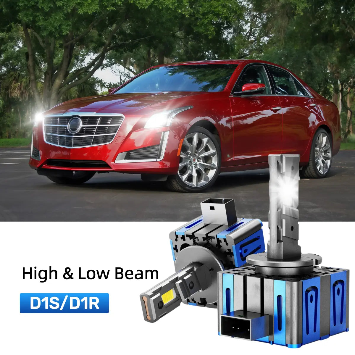 Best D1S LED headlight bulbs replacement for 2015 Cadillac CTS