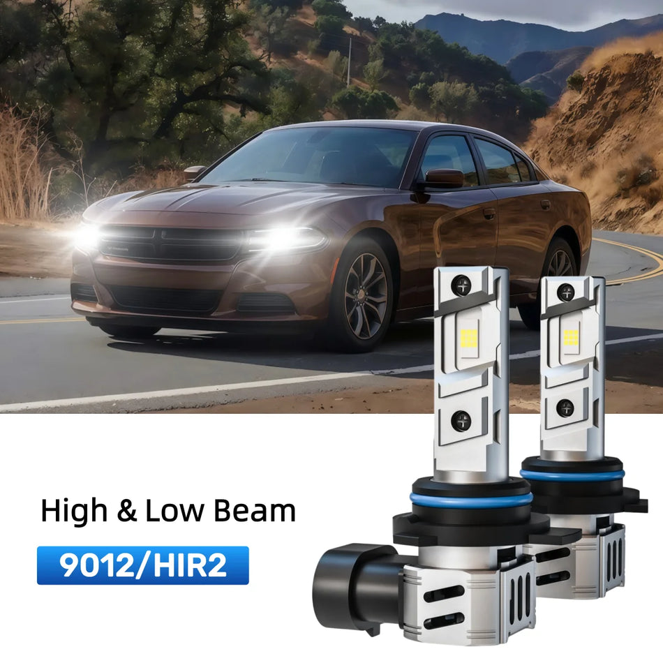 Fit for 2015 Dodge Charger 9012 LED Headlight Bulbs Upgrade | Brighter and Safer