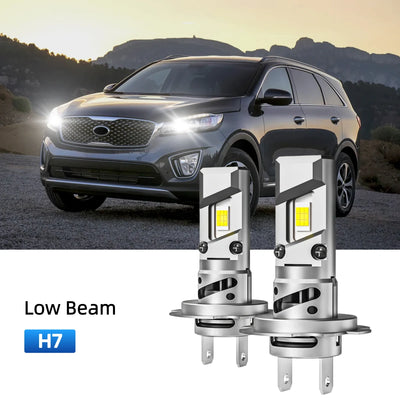 Best H7 LED low beam bulbs replacement for 2016-2018 Kia Sorento