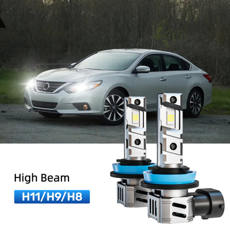 Best H11 LED high beam bulbs replacement for 2016-2018 Nissan Altima