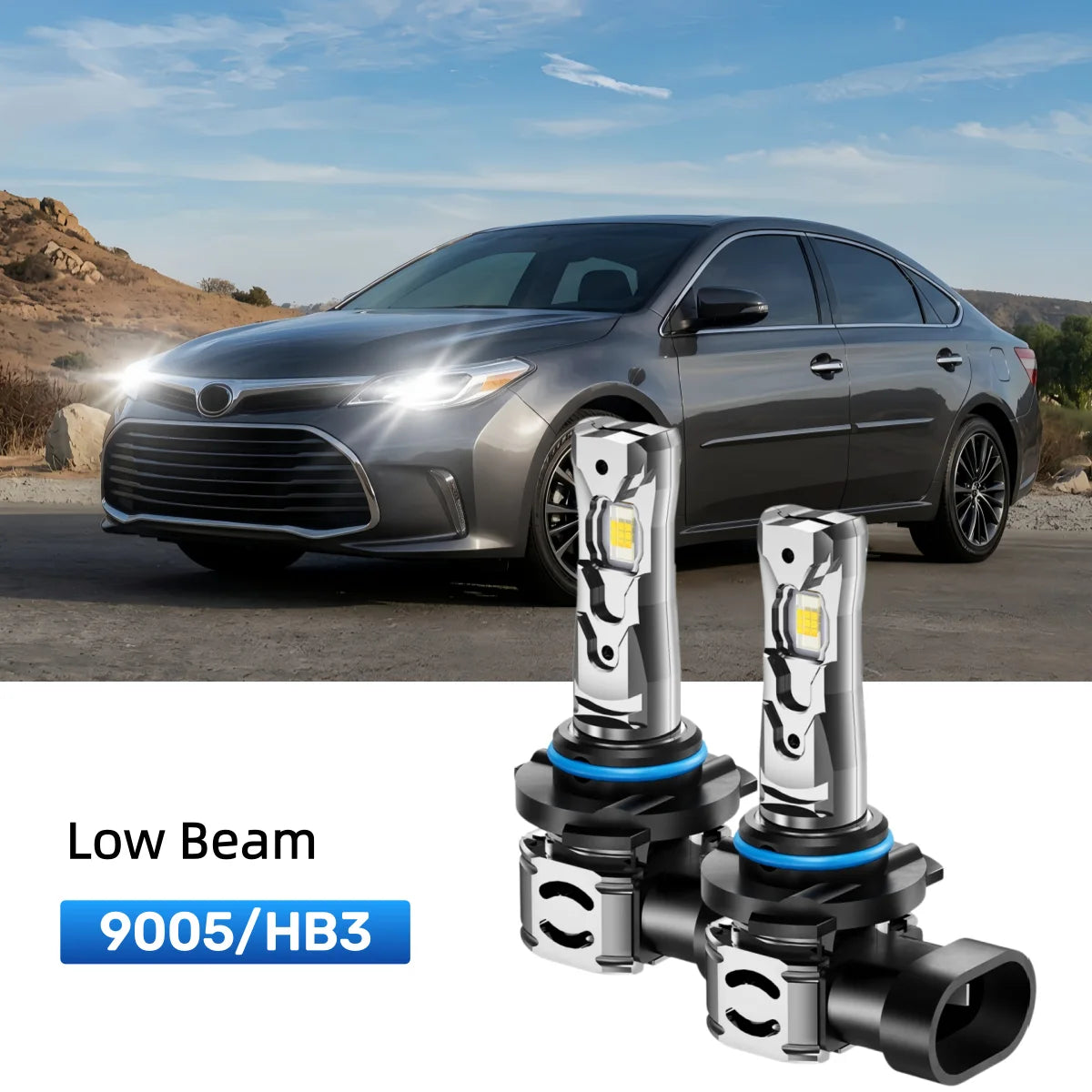 Best 9005 LED low beam bulbs replacement for 2016-2018 Toyota Avalon