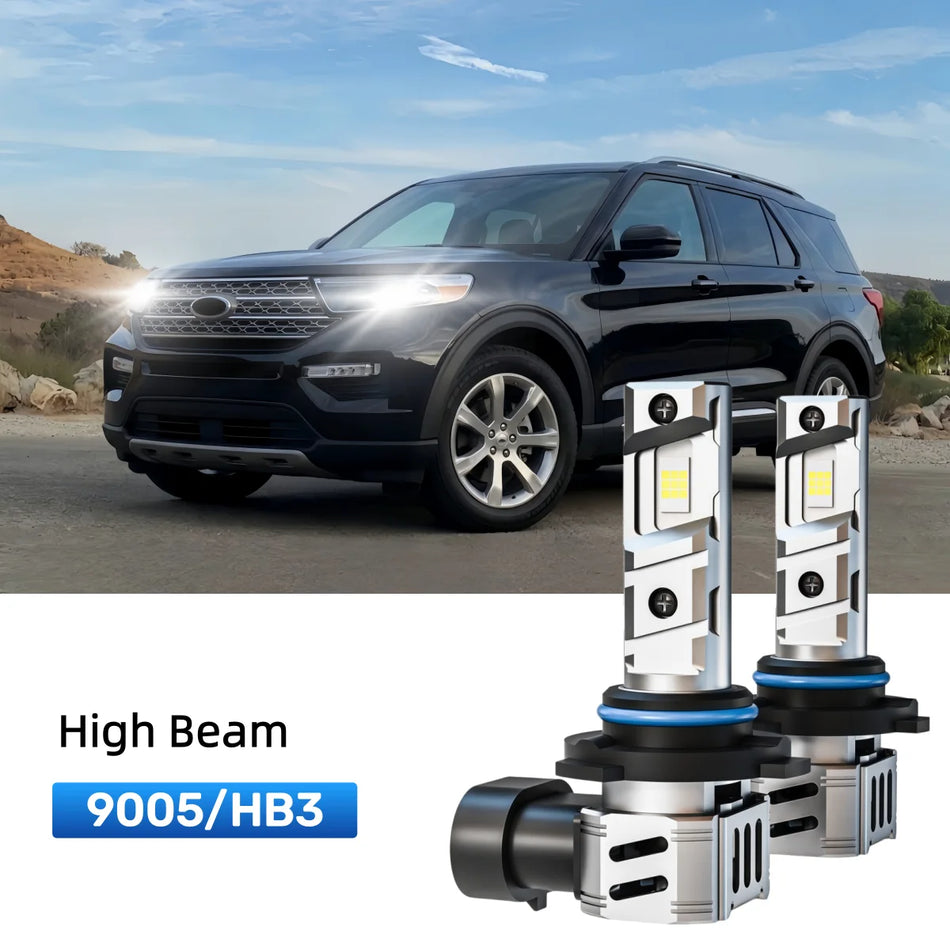 Best 9005 LED high beam bulbs replacement for 2016-2019 Ford Explorer