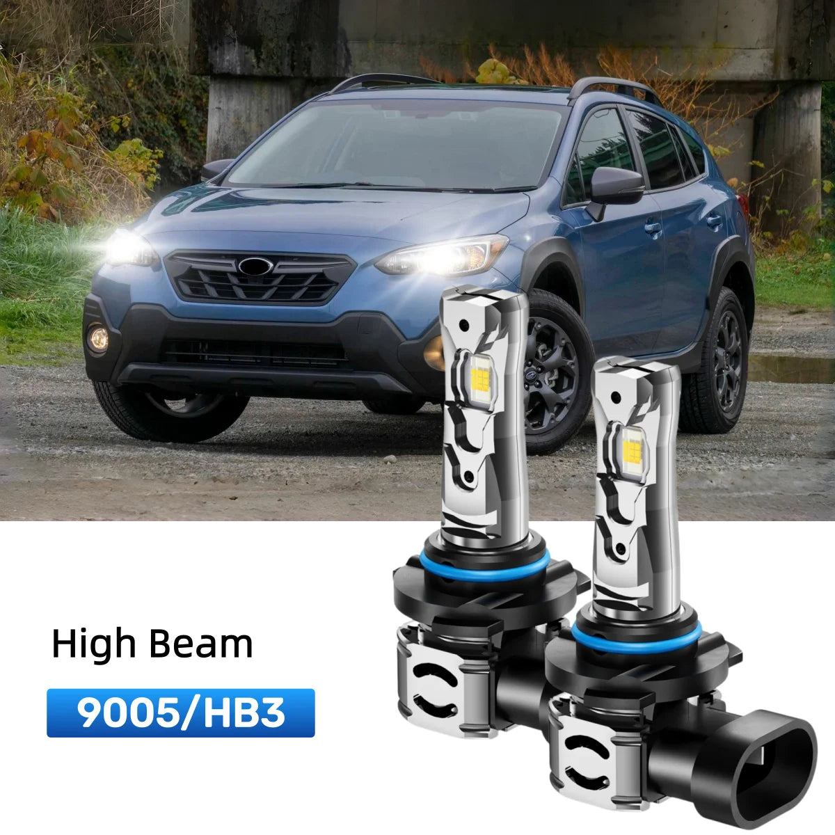 Best 9005 LED high beam bulbs replacement for 2016-2020 Subaru Crosstrek