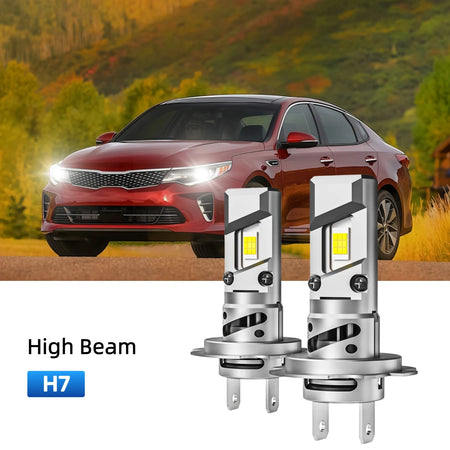 Best H7 LED high beam bulbs replacement for 2017-2018 Kia Optima