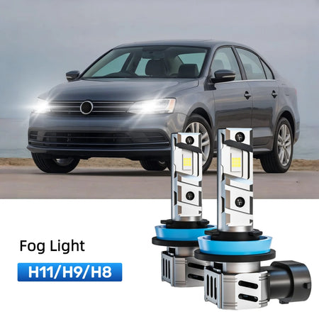 Best H11 LED fog light bulbs replacement for 2017-2018 Volkswagen Jetta