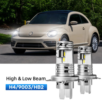 Best H4 LED headlight bulbs replacement for 2017-2019 Volkswagen Beetle